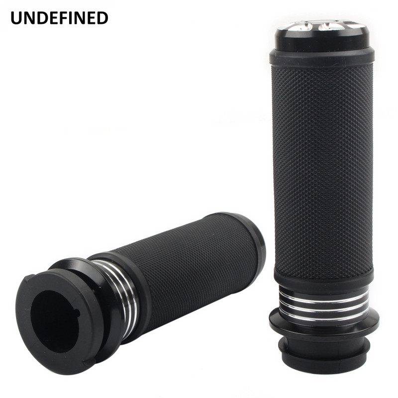 Mâner de mâner de 1" 25 mm Mâner electronic de accelerație Mânere pentru Harley Touring Street Glide Road Glide Softail Dyna FXDLS