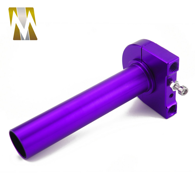 Mâner de accelerație pe gaz Universal 7/8 "22mm Mâner de accelerație pentru motocicletă Mâner de accelerație Asistență Twist CNC Aluminiu pentru Yamaha