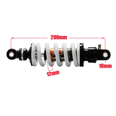 Amortizoare spate 270/280/290mm 1000LBS suspensie amortizoare reglabilă pentru motociclete Kayo Xmotos KLX110 CRF50/70 Dirt Pit