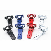 1 pereche de picior din spate pentru pasager pentru motocicletă Suport pentru pedală CG, retro, pliabile, universale pentru Yamaha Honda Suzuki Kawasaki