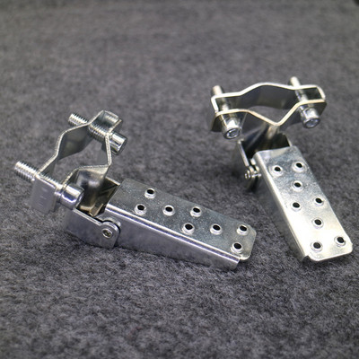 1 pereche de picior din spate pentru pasager pentru motocicletă Suport pentru pedală CG, retro, pliabile, universale pentru Yamaha Honda Suzuki Kawasaki