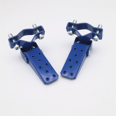 1 pereche de picior din spate pentru pasager pentru motocicletă Suport pentru pedală CG, retro, pliabile, universale pentru Yamaha Honda Suzuki Kawasaki