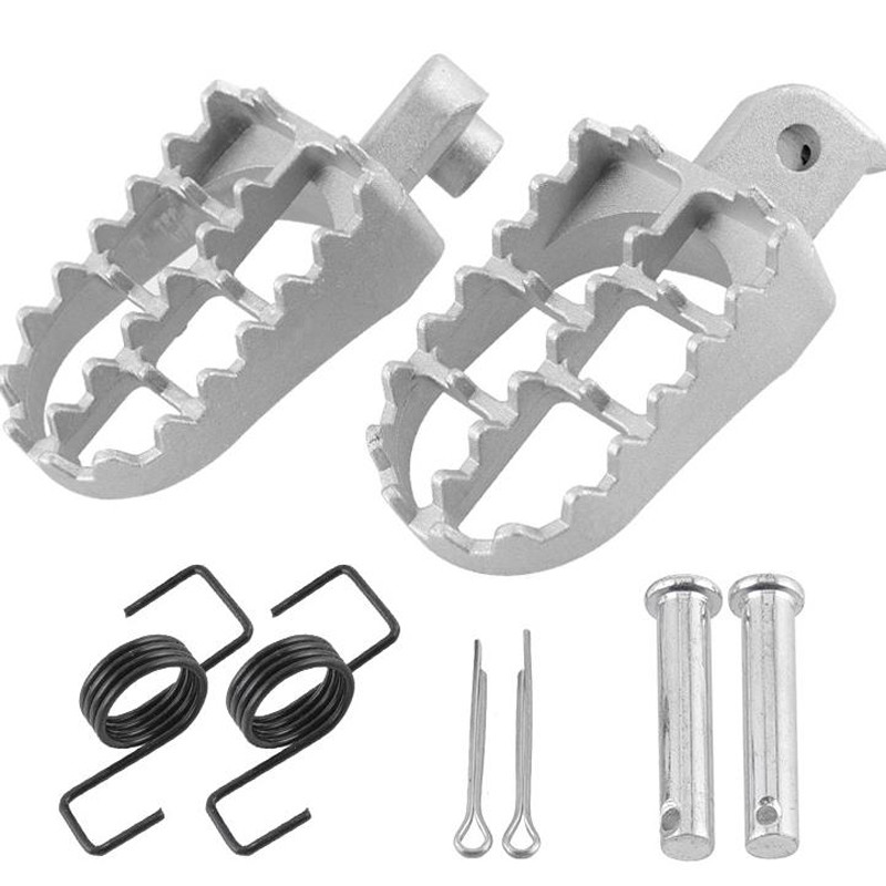 Pedale pentru picioare Adeeing pentru Yamaha TW200 PW50 PW80 Pit Dirt Bike SSR SDG Suporturi pentru picioare Set de cuie pentru picioare pentru Honda XR 50 XR70 Pitr30