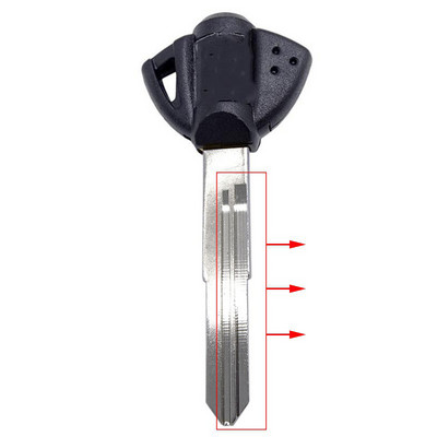 Lamă netăiată pentru cheie pentru motocicletă pentru Suzuki GSXR600 750 1000 1300 SV650 1000 Cheie pentru motocicletă netăiată cu lamă Negru/Roșu/Albastru