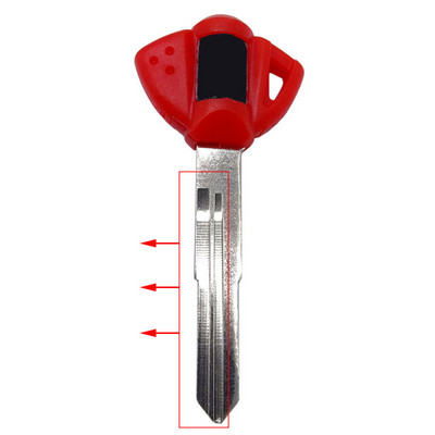 Lamă netăiată pentru cheie pentru motocicletă pentru Suzuki GSXR600 750 1000 1300 SV650 1000 Cheie pentru motocicletă netăiată cu lamă Negru/Roșu/Albastru