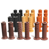 mâner moto retro piese scuter clasice vintage 7/8" 22mm bară de mâner de motocicletă pentru ghidon de motocicletă din cauciuc cafe racer