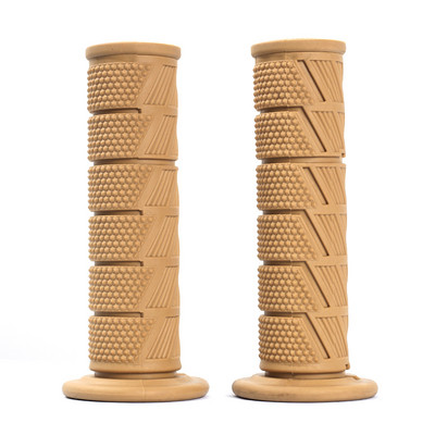 mâner moto retro piese scuter clasice vintage 7/8" 22mm bară de mâner de motocicletă pentru ghidon de motocicletă din cauciuc cafe racer