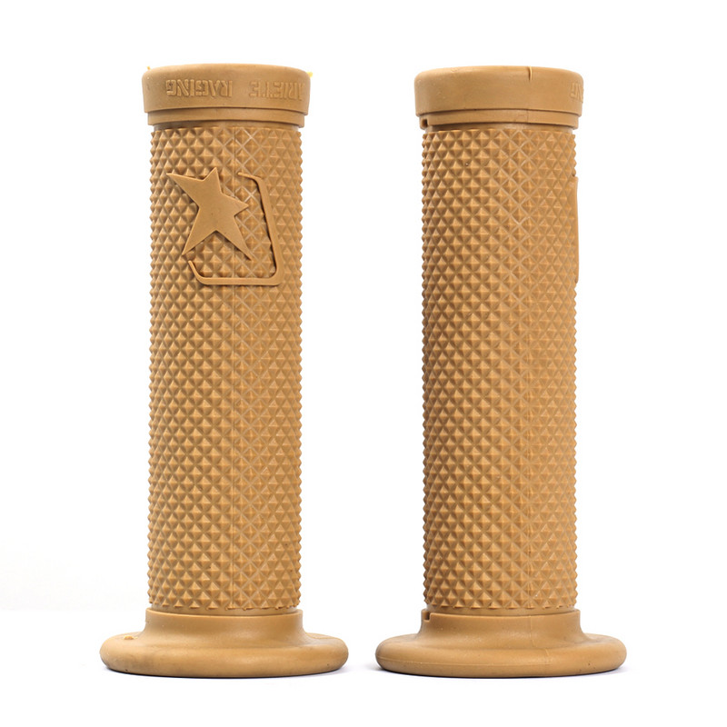 mâner moto retro piese scuter clasice vintage 7/8" 22mm bară de mâner de motocicletă pentru ghidon de motocicletă din cauciuc cafe racer