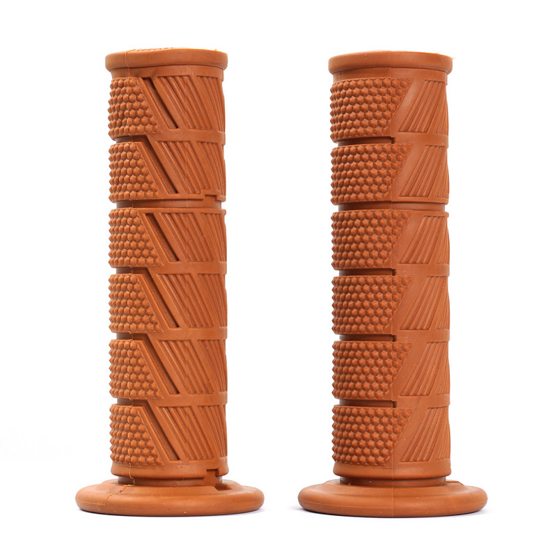 mâner moto retro piese scuter clasice vintage 7/8" 22mm bară de mâner de motocicletă pentru ghidon de motocicletă din cauciuc cafe racer