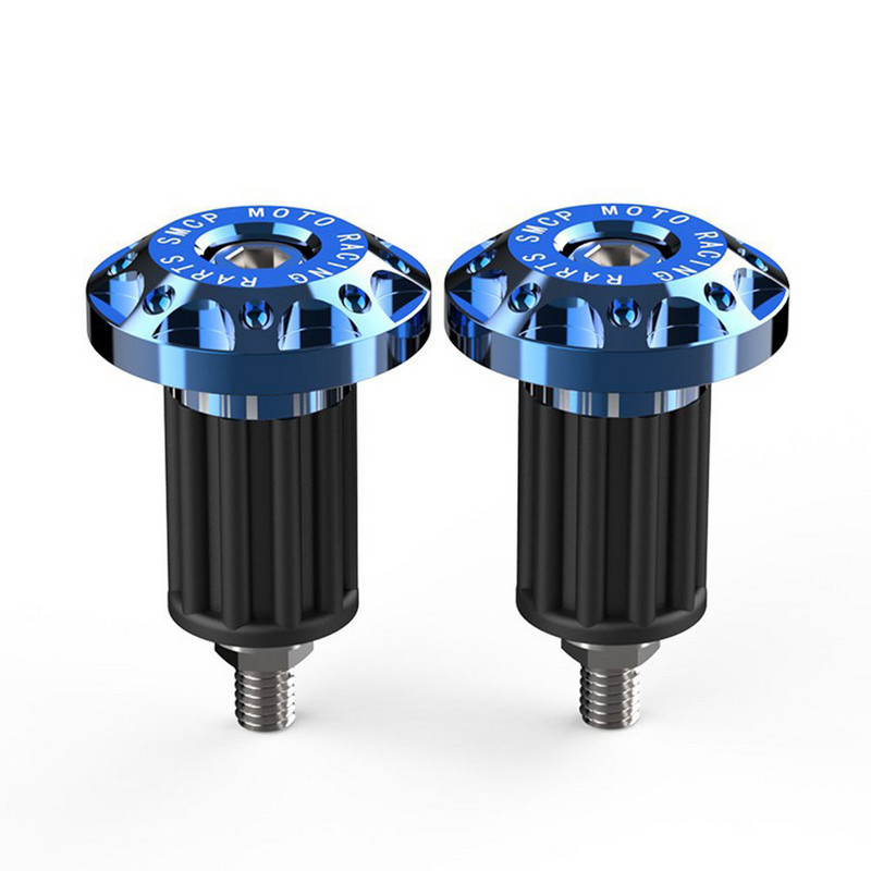 2PCS CNC metalne ručke, ručke, ručke, ručke, univerzalne za 16-18 mm motociklističke ručke, protuuteg, utikač, klizni dodaci za motocikl