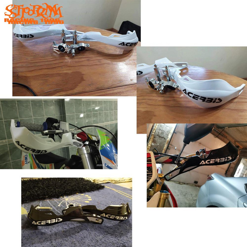 Apărătoare de mână pentru ghidon Motocicletă 22MM 28MM Apărători de mâini Protector de mâner pentru Yamaha YZ YZF WRF YZ250 YZ250F WR250 WR250F + autocolant