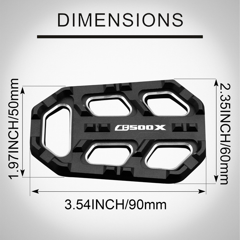 Se potrivesc pentru Honda CB500X cb500 x CB500 X 2015-2020 2016 2017 2018 2019 Sujere pentru picioare din aluminiu CNC de înaltă calitate.