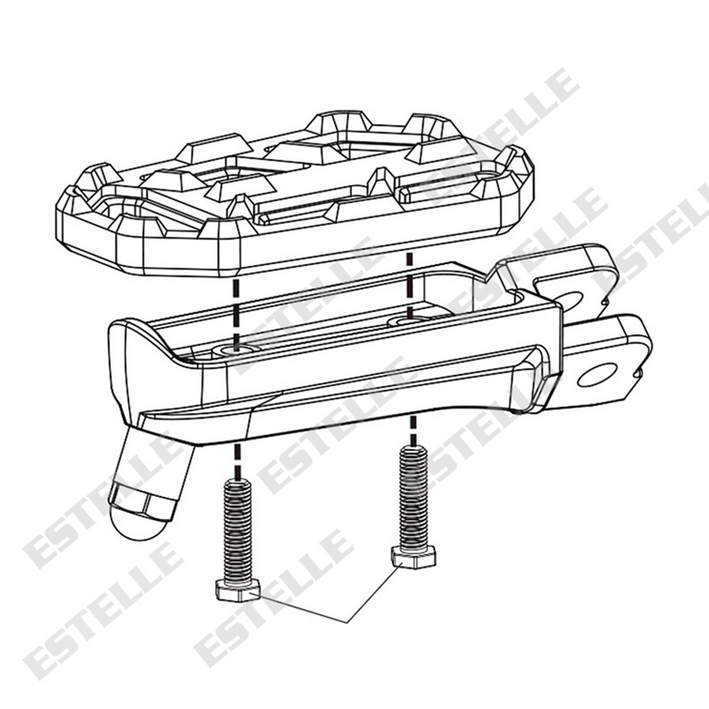 Se potrivesc pentru Honda CB500X cb500 x CB500 X 2015-2020 2016 2017 2018 2019 Sujere pentru picioare din aluminiu CNC de înaltă calitate.
