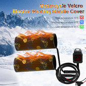 12V motociklo šildomos rankenos rankena elektrinė karštai šildomos rankenos vairo šildytuvas keturračio dviračio vairo šildytuvai rankenos rankena