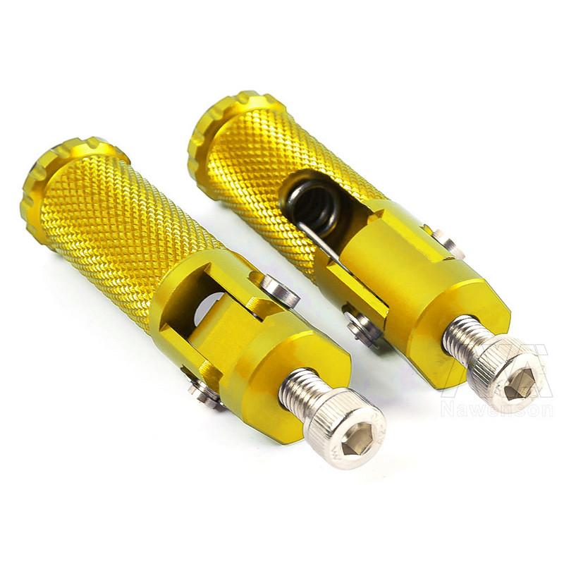 Suporturi pentru picioare pentru motociclete Rearset Suport pentru picioare pentru biciclete de curse Pedale M8 pliabile Suporturi din aluminiu universale