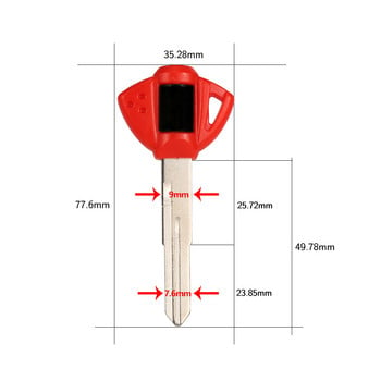 WhatsKey κλειδιά μοτοσικλέτας Κενό κλειδί για Suzuki GSR GSXR 400 600 750 1000 1300 GSX1300R K1 K2 K3 K4 K5 K6 K7 K8 K9 Bandit Hayabusa