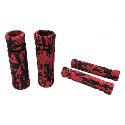 1 set Capacă pentru mânerul clapetei de accelerație Huse anti-alunecare pentru mânerul de frână Capaci universale moale din burete de camuflaj pentru pârghie de frână pentru motocicletă