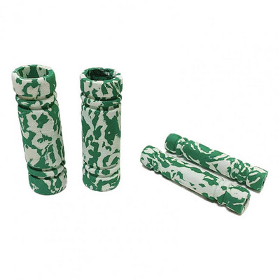 1 set Capacă pentru mânerul clapetei de accelerație Huse anti-alunecare pentru mânerul de frână Capaci universale moale din burete de camuflaj pentru pârghie de frână pentru motocicletă