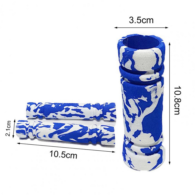 1 set Capacă pentru mânerul clapetei de accelerație Huse anti-alunecare pentru mânerul de frână Capaci universale moale din burete de camuflaj pentru pârghie de frână pentru motocicletă