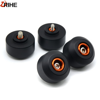 για Duke 390 2013-2021 & Rc Πίσω & Μπροστινό Πλαίσιο Τροχού Slider Μοτοσικλέτας Πλαίσιο Slider Crash Pads Προστασία Duke125 Duke 200 390