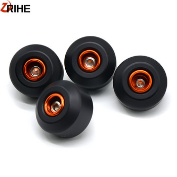 για Duke 390 2013-2021 & Rc Πίσω & Μπροστινό Πλαίσιο Τροχού Slider Μοτοσικλέτας Πλαίσιο Slider Crash Pads Προστασία Duke125 Duke 200 390