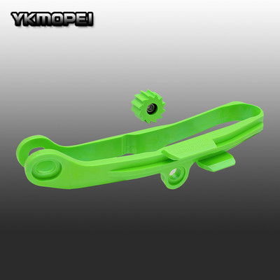 Glisor pentru lanț pentru braț oscilator KXF cu ghidaj de protecție + rolă pentru KX250F KX450F 09-16 Dirt Bike Off Road Motocross Motocicletă Livrare gratuită