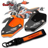 A KTM 790 Adventure RS 2020 890 Adventure R 2021 motorkerékpár-tartozékok Kickstand oldalsó állvány hosszabbítóhoz Nagyító alátét kulcstartó