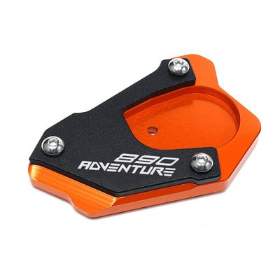 A KTM 790 Adventure RS 2020 890 Adventure R 2021 motorkerékpár-tartozékok Kickstand oldalsó állvány hosszabbítóhoz Nagyító alátét kulcstartó