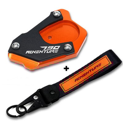 A KTM 790 Adventure RS 2020 890 Adventure R 2021 motorkerékpár-tartozékok Kickstand oldalsó állvány hosszabbítóhoz Nagyító alátét kulcstartó