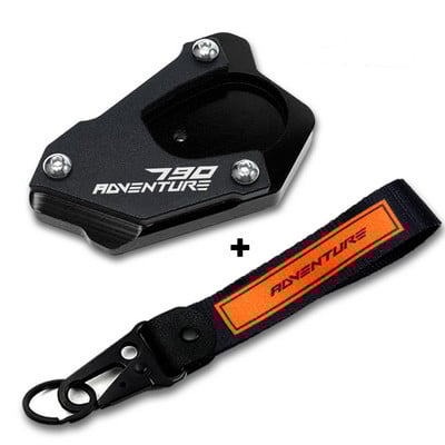 A KTM 790 Adventure RS 2020 890 Adventure R 2021 motorkerékpár-tartozékok Kickstand oldalsó állvány hosszabbítóhoz Nagyító alátét kulcstartó