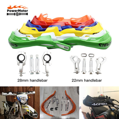 Enduro motorkerékpár kézvédő motocross tartozékok Dirt Bike kézvédők 28mm 22mm KTM Yamaha Kawasaki Honda Handguardhoz