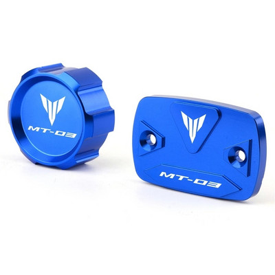 A YAMAHA MT03 MT-03 típushoz 2015-2018 2019 2020 2021 Motorkerékpár első hátsó fékfolyadékhenger főtartály fedél olajbetöltő sapka