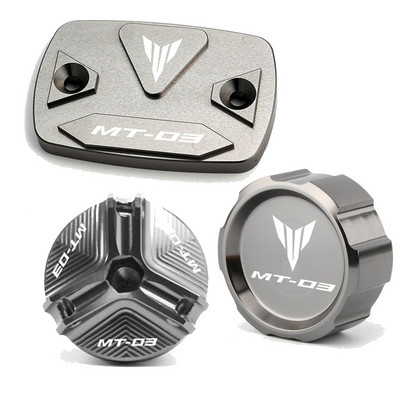 A YAMAHA MT03 MT-03 típushoz 2015-2018 2019 2020 2021 Motorkerékpár első hátsó fékfolyadékhenger főtartály fedél olajbetöltő sapka