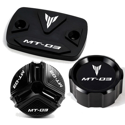 A YAMAHA MT03 MT-03 típushoz 2015-2018 2019 2020 2021 Motorkerékpár első hátsó fékfolyadékhenger főtartály fedél olajbetöltő sapka