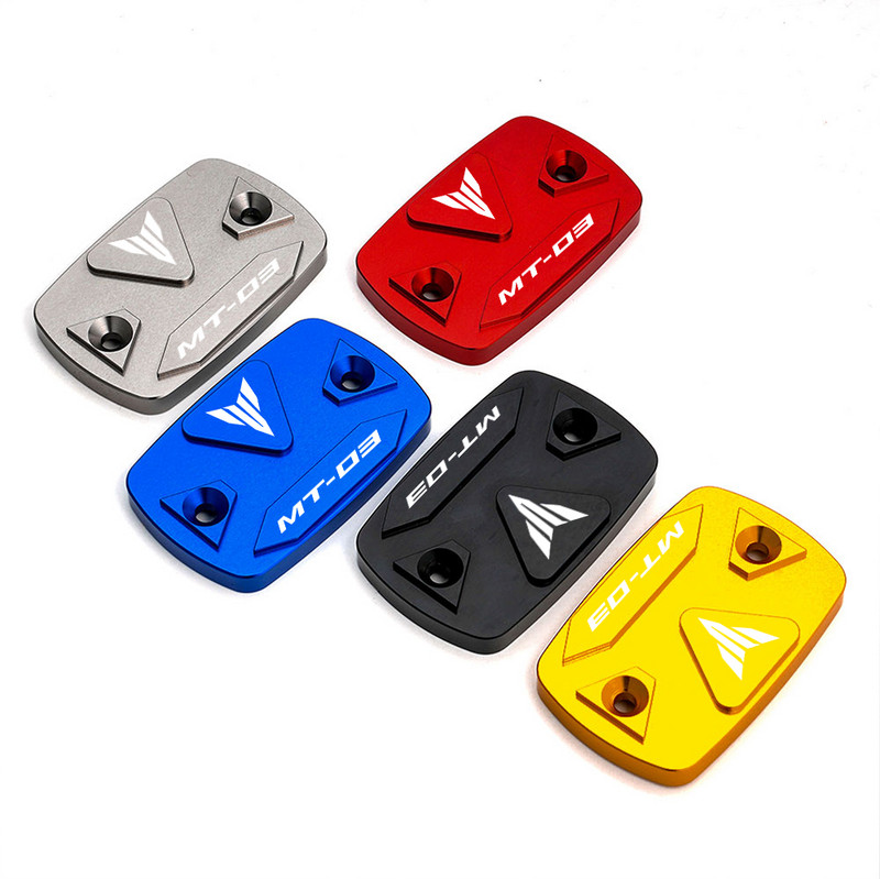 A YAMAHA MT03 MT-03 típushoz 2015-2018 2019 2020 2021 Motorkerékpár első hátsó fékfolyadékhenger főtartály fedél olajbetöltő sapka