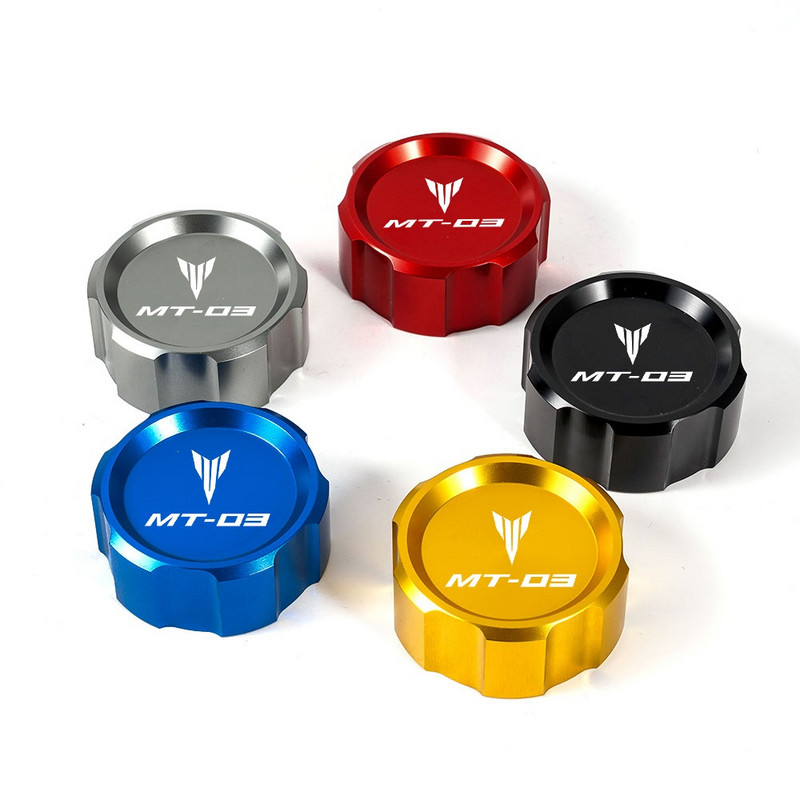 A YAMAHA MT03 MT-03 típushoz 2015-2018 2019 2020 2021 Motorkerékpár első hátsó fékfolyadékhenger főtartály fedél olajbetöltő sapka