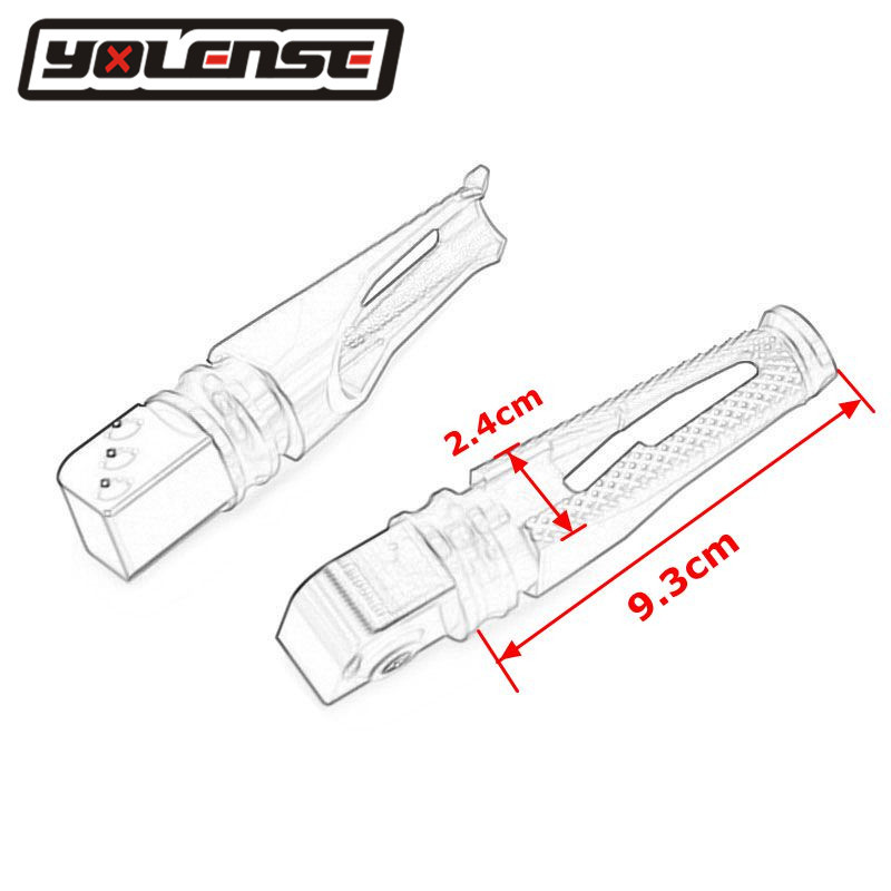 Motocyklové CNC hliníkové opierky na nohy pre spolujazdca, zadné opierky na nohy, pedál pre Aprilia GPR125 GPR150 APR150-6 CR150