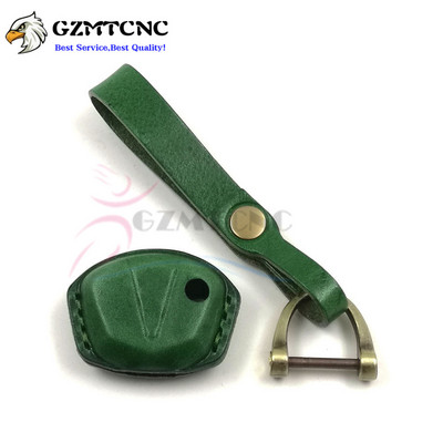 Ručne vyrobené puzdro na kľúče z pravej kože pre Kawasaki Ninja ZX6R ZX10R ZZR400 Z750 Z800 Z1000 VERSYS ER6N ER6F Kľúčenky