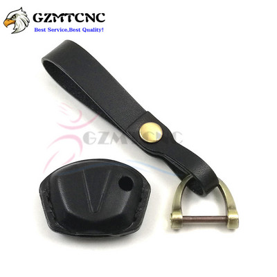 Ručne vyrobené puzdro na kľúče z pravej kože pre Kawasaki Ninja ZX6R ZX10R ZZR400 Z750 Z800 Z1000 VERSYS ER6N ER6F Kľúčenky