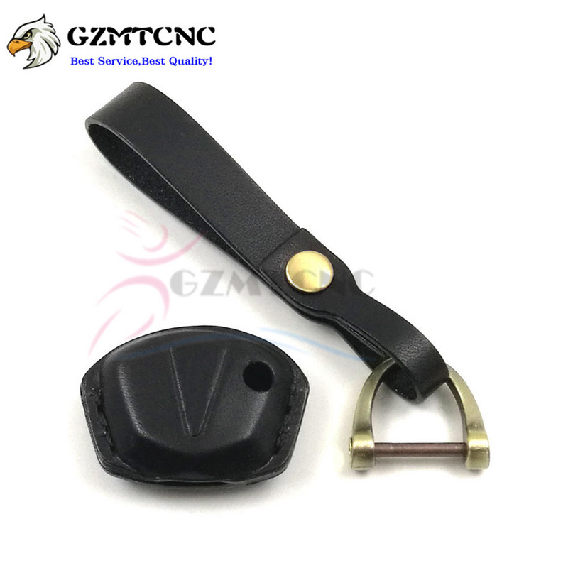 Ručne vyrobené puzdro na kľúče z pravej kože pre Kawasaki Ninja ZX6R ZX10R ZZR400 Z750 Z800 Z1000 VERSYS ER6N ER6F Kľúčenky