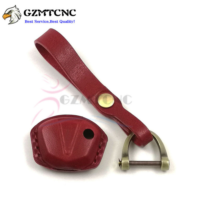 Ručne vyrobené puzdro na kľúče z pravej kože pre Kawasaki Ninja ZX6R ZX10R ZZR400 Z750 Z800 Z1000 VERSYS ER6N ER6F Kľúčenky