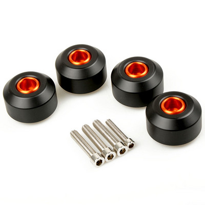 4-dielne ochranné prvky pre prednú a zadnú nápravu kolesa pre motocykel, posuvníky proti pádu, ochrana proti pádu pre Duke 125 200 250 390 RC 125 200 250 390