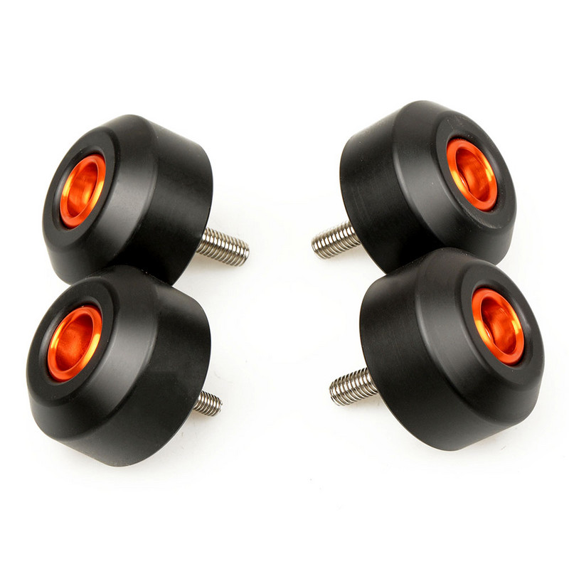 4-dielne ochranné prvky pre prednú a zadnú nápravu kolesa pre motocykel, posuvníky proti pádu, ochrana proti pádu pre Duke 125 200 250 390 RC 125 200 250 390