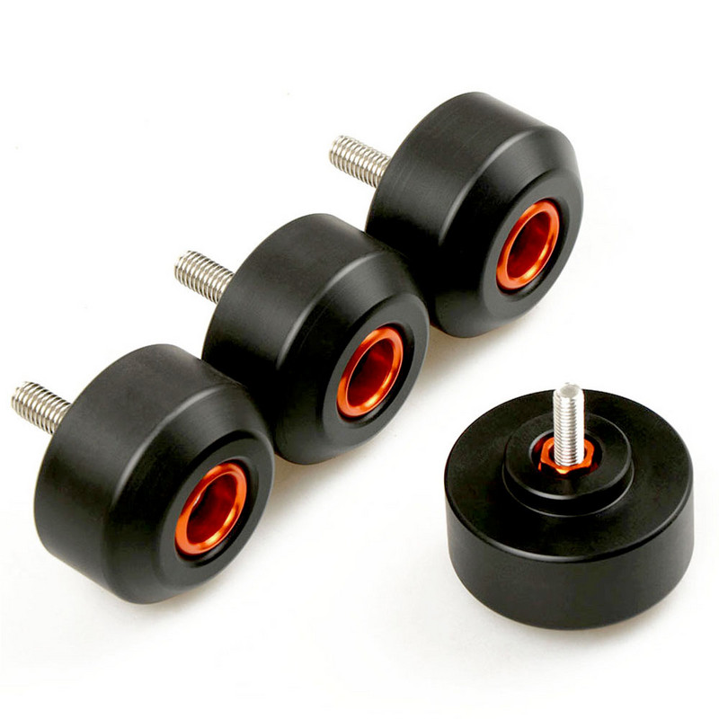 4-dielne ochranné prvky pre prednú a zadnú nápravu kolesa pre motocykel, posuvníky proti pádu, ochrana proti pádu pre Duke 125 200 250 390 RC 125 200 250 390