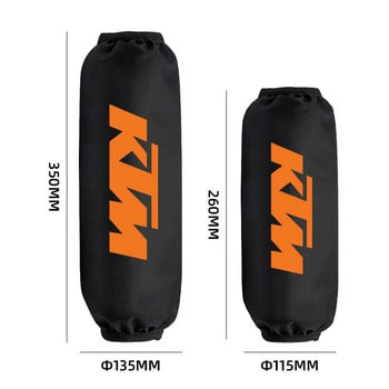 Για KTM RC Duke 390 200 790 890 690 250 Universal 270mm 350mm Πίσω Αμορτισέρ Ανάρτησης Κάλυμμα βρωμιάς μοτοσυκλέτας