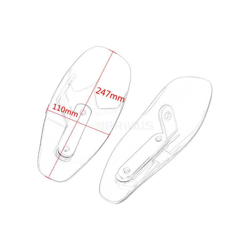 Motocyklový ABS plastový chránič rúk, deflektor proti studenému vetru, chránič rúk, ochrana proti pádu pre Honda/Yamaha/Suzuki