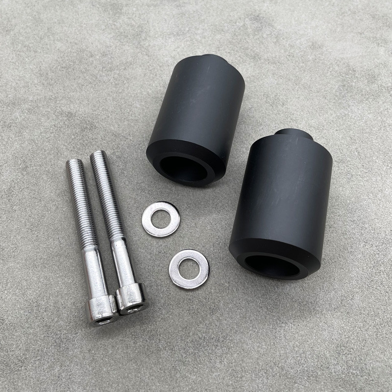 Yamaha YZF FZ6 FZ600 FAZER 2004-2008 típushoz Motorkerékpár Motor Tartozékok Alkatrészek Váz Csúszók Leeső ütközésvédők Fekete