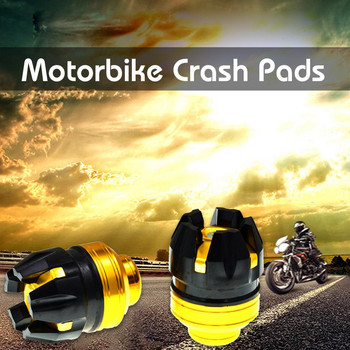 2PCS Цветни части за скутери Dirt Pit Bike Аксесоари Колело за мотокрос Anticaida Motorbike Crash Pad Мотоциклетна рамка Плъзгачи