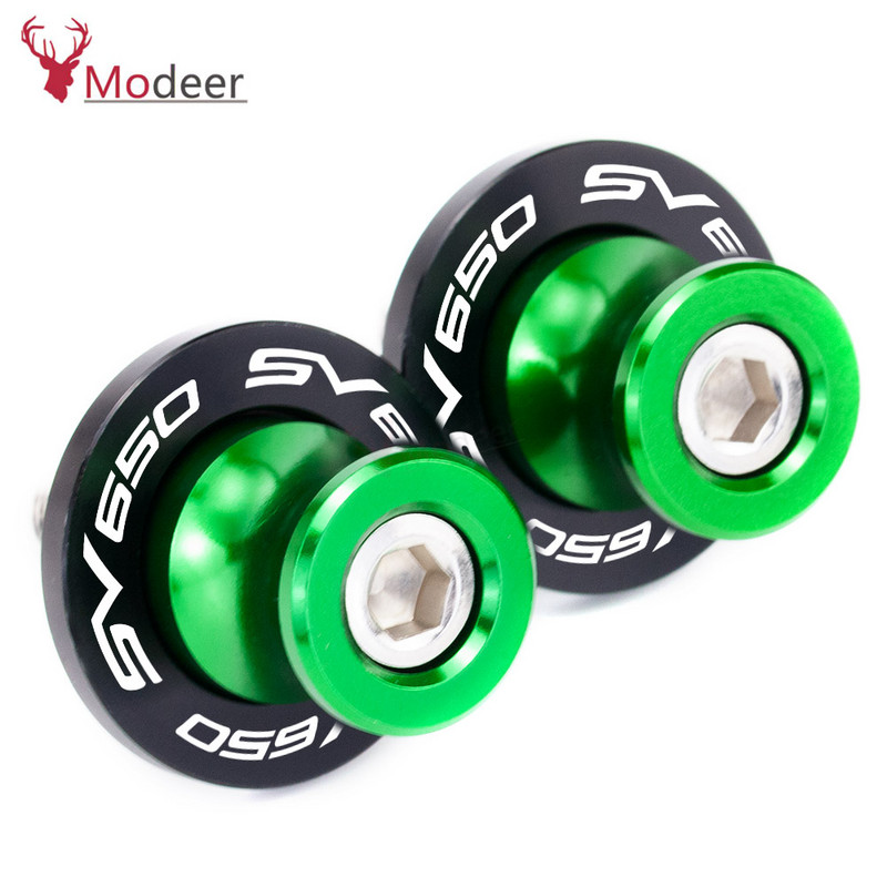 M8 Suzuki SV650 / S SV650S típusokhoz 1999-2003 2004 2005 2006 2007 2008 2009-2022 SV 650 Állványok Csavaros csúszkák Lengőkar orsók csúszka