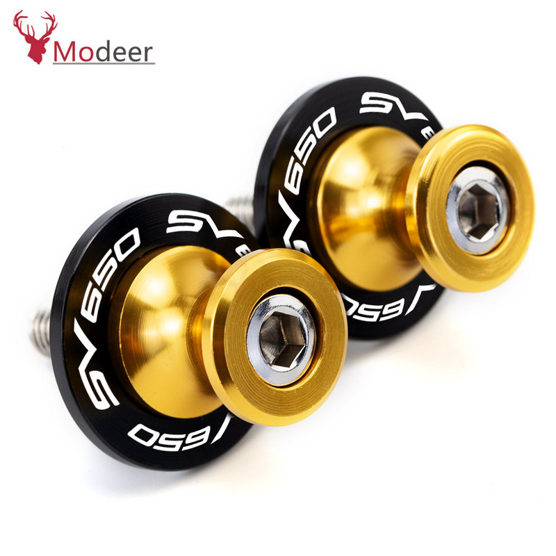 M8 Suzuki SV650 / S SV650S típusokhoz 1999-2003 2004 2005 2006 2007 2008 2009-2022 SV 650 Állványok Csavaros csúszkák Lengőkar orsók csúszka